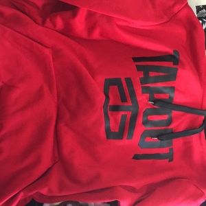 Red and Black TAPOUT Hoodie